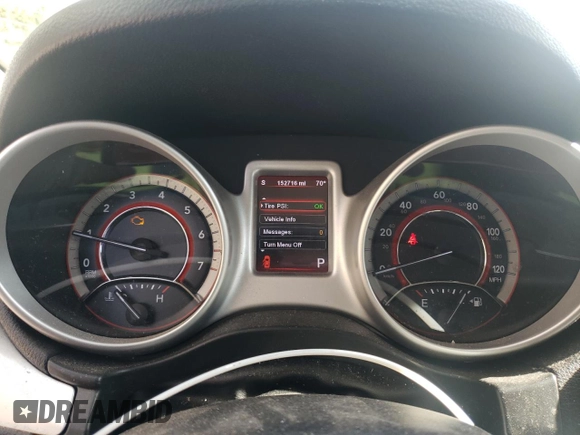 2011 Dodge Journey Crew with VIN 3D4PG3FGXBT571987, listed as a Copart auction lot 53959565 with 152,716 mi miles and Salvage title. Bid and sale history available at DreamBid. Image 9.