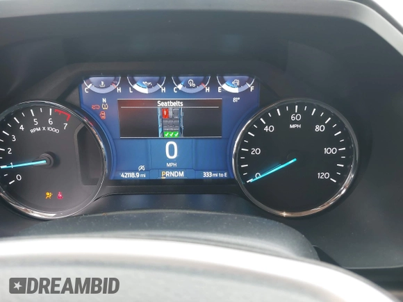 2024 Ford Expedition Max XLT with VIN 1FMJK1J86REA09662, listed as a IAAI auction lot 42434684 with 42,118 mi miles and . Bid and sale history available at DreamBid. Image 7.