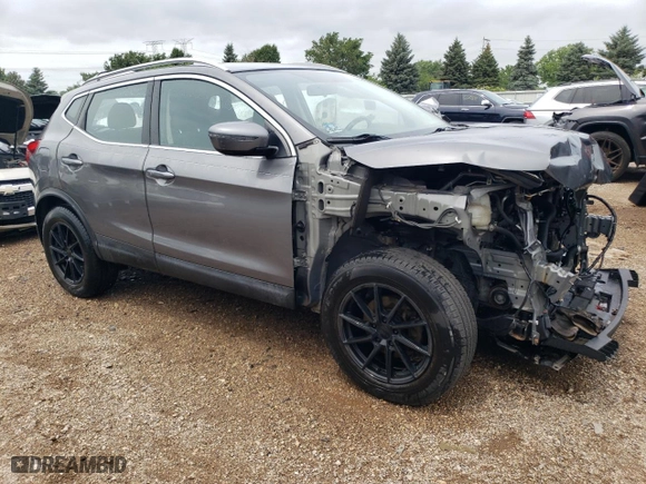 2017 Nissan Rogue Sport S with VIN JN1BJ1CRXHW126755, listed as a Copart auction lot 60220814 with 53,510 mi miles and Salvage Title. Bid and sale history available at carsss.com. Image 4.
