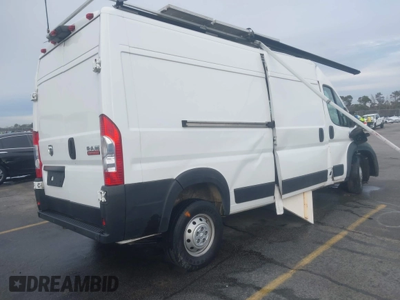 2020 Ram ProMaster Cargo with VIN 3C6TRVDG9LE122141, listed as a IAAI auction lot 41293221 with 78,143 mi miles and . Bid and sale history available at carsss.com. Image 4.