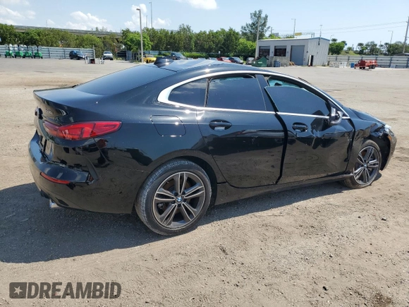 2022 BMW 2 Series 228i with VIN WBA53AK08N7L37222, listed as a Copart auction lot 51824973 with 4,979 mi miles. Bid and sale history available at carsss.com. Image 3.