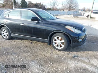 2010 Infiniti EX Journey with VIN JN1AJ0HR3AM750977, listed as a IAAI auction lot 41442715 with 222,790 mi miles. Bid and sale history available at carsss.com. Image 1.