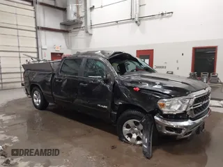 2024 Ram 1500 Big Horn with VIN 1C6SRFMTXRN125763, listed as a IAAI auction lot 41795015 with 10,177 mi miles and . Bid and sale history available at DreamBid. Image 1.