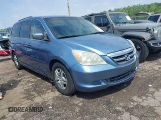 2006 Honda Odyssey EX z VIN 5FNRL38476B120251, wystawiony jako IAAI lot #42128586 z przebiegiem 171 372 mil mil oraz . Historia ofert i sprzedaży dostępna na DreamBid. Obrazek 1.