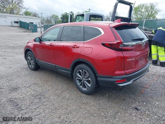 2021 Honda CR-V EX-L with VIN 7FARW2H81ME017221, listed as a IAAI auction lot 41919623 with 26,554 mi miles. Bid and sale history available at carsss.com. Image 3.
