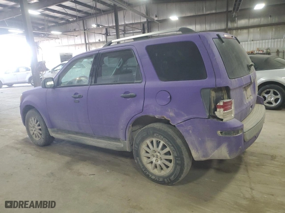 2010 Mercury Mariner Premier with VIN 4M2CN9HG4AKJ19027, listed as a Copart auction lot 72170534 with 136,170 mi miles and Salvage Title. Bid and sale history available at carsss.com. Image 2.