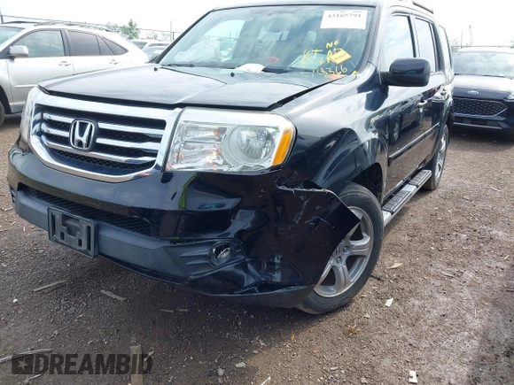 2014 Honda Pilot EX-L with VIN 5FNYF4H5XEB011816, listed as a IAAI auction lot 42165791 with 118,366 mi miles and . Bid and sale history available at carsss.com. Image 6.