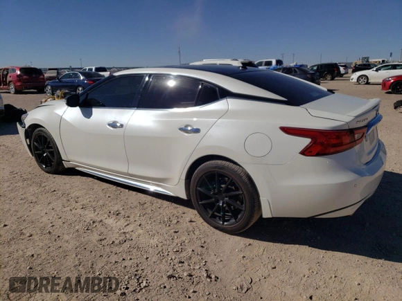 2016 Nissan Maxima SL with VIN 1N4AA6AP3GC396133, listed as a Copart auction lot 46754095 with 138,355 mi miles and Salvage Title. Bid and sale history available at DreamBid. Image 2.