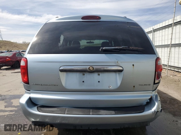 2005 Chrysler Town & Country Touring with VIN 2C4GP54L85R390595, listed as a Copart auction lot 53568185 with 177,250 mi miles and Salvage Title. Bid and sale history available at carsss.com. Image 6.