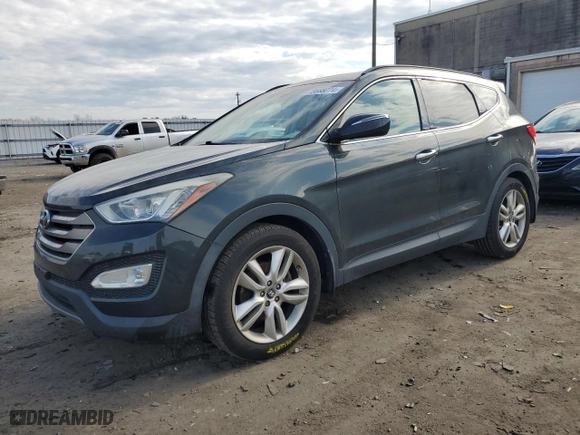 2013 Hyundai Santa Fe 2.0T Sport with VIN 5XYZUDLA4DG114705, listed as a Copart auction lot 79688074 with 158,008 mi miles and Salvage Title. Bid and sale history available at carsss.com. Image 1.