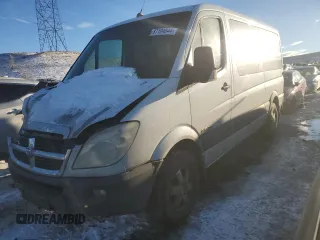 2007 Dodge Sprinter Passenger with VIN WD8PE745675180018, listed as a Copart auction lot 87104844 with Not Provided miles and Salvage Title. Bid and sale history available at carsss.com. Image 1.