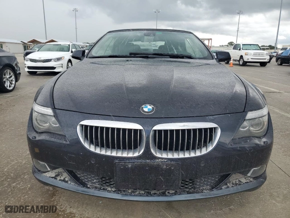 2010 BMW 6 Series 650i with VIN WBAEB5C56AC225217, listed as a Copart auction lot 74073014 with 0 mi miles and Salvage Title. Bid and sale history available at carsss.com. Image 5.