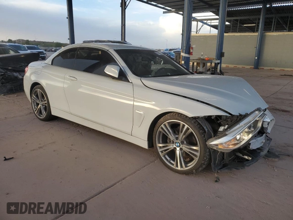 2016 BMW 4 Series 428i with VIN WBA3V7C50G5A27923, listed as a Copart auction lot 88734305 with 57,889 mi miles and Salvage title. Bid and sale history available at DreamBid. Image 4.