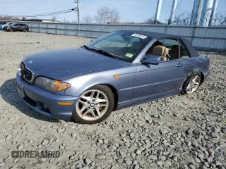 2004 BMW 3 Series 325Ci with VIN WBABW33434PL27641, listed as a Copart auction lot 48706915 with 99,474 mi miles and Salvage Title. Bid and sale history available at carsss.com. Image 1.