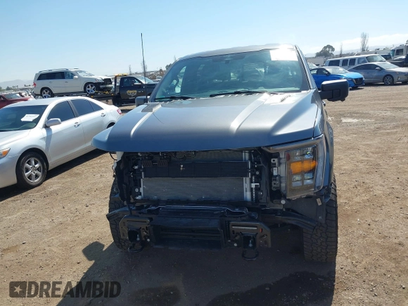 2023 Ford F-150 XL with VIN 1FTFW1ED9PFA46525, listed as a IAAI auction lot 41695823 with 19,897 mi miles. Bid and sale history available at carsss.com. Image 13.