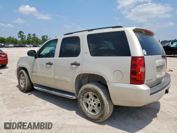 2007 Chevrolet Tahoe LS with VIN 1GNFC13067R251640, listed as a Copart auction lot 59042805 with 180,205 mi miles and Salvage title. Bid and sale history available at DreamBid. Image 2.