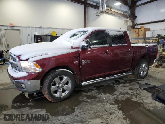 2019 Ram 1500 Classic Lone Star with VIN 1C6RR6LT0KS637944, listed as a Copart auction lot 87888195 with 141,873 mi miles and Salvage Title. Bid and sale history available at carsss.com. Image 1.