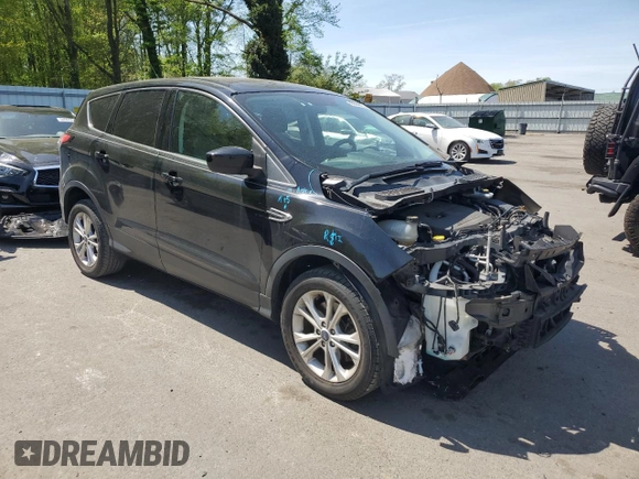 2017 Ford Escape SE with VIN 1FMCU9GD6HUD47962, listed as a Copart auction lot 55059695 with 118,367 mi miles and Salvage Title. Bid and sale history available at DreamBid. Image 4.
