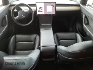 2022 Tesla Model Y Long Range with VIN 7SAYGAEE9NF384400, listed as a Copart auction lot 51961545 with 31,758 mi miles and Salvage Title. Bid and sale history available at DreamBid. Image 8.