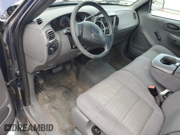 2004 Ford F-150 XL with VIN 2FTRX17234CA91750, listed as a Copart auction lot 60951485 with 243,621 mi miles and Salvage title. Bid and sale history available at DreamBid. Image 8.