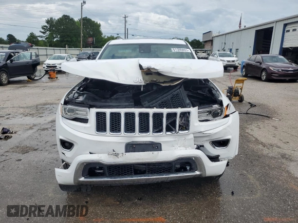 2015 Jeep Grand Cherokee Overland with VIN 1C4RJFCGXFC891616, listed as a Copart auction lot 61386065 with 90,011 mi miles and Salvage title. Bid and sale history available at DreamBid. Image 5.