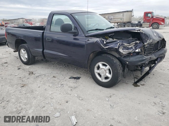 1999 Dodge Dakota SLT z VIN 1B7FL26X9XS131668, wystawiony jako Copart lot #53152605 z przebiegiem 92 663 mil mil oraz Szkoda całkowita • Salvage title. Historia ofert i sprzedaży dostępna na DreamBid. Obrazek 4.