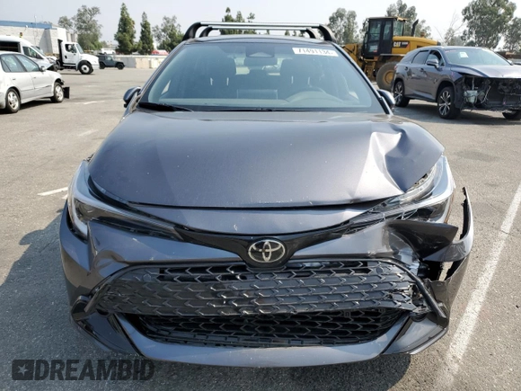 2023 Toyota Corolla Hatchback SE with VIN JTND4MBE0P3191901, listed as a Copart auction lot 71491134 with 12,031 mi miles and Salvage Title. Bid and sale history available at carsss.com. Image 5.