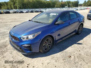 2021 Kia Forte GT-Line with VIN 3KPF34AD9ME359659, listed as a Copart auction lot 61551812 with 9,781 mi miles and Salvage title. Bid and sale history available at DreamBid. Image 2.