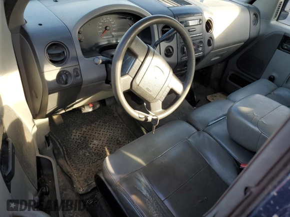 2005 Ford F-150 XL with VIN 1FTRF12W15NA34990, listed as a Copart auction lot 48119125 with 0 mi miles and Clean Title. Bid and sale history available at carsss.com. Image 8.