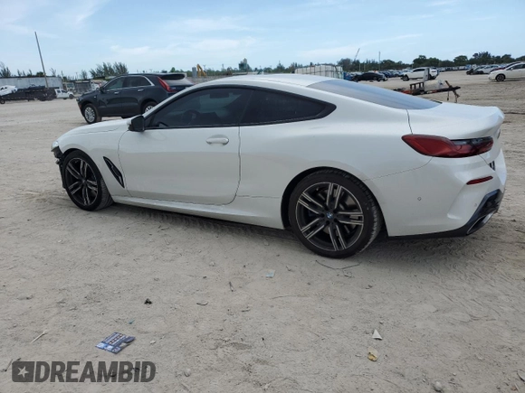 2020 BMW 8 Series 840i с VIN WBAAE2C05LCD01914, выставлен на аукционе Copart как лот 60069695 с пробегом 30 402 миль миль и Списание • Salvage title. История ставок и продаж доступна на DreamBid. Изображение 2.