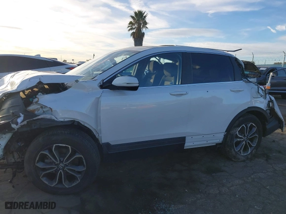 2021 Honda CR-V EX with VIN 2HKRW1H55MH419787, listed as a IAAI auction lot 41646786 with 40,311 mi miles. Bid and sale history available at carsss.com. Image 14.