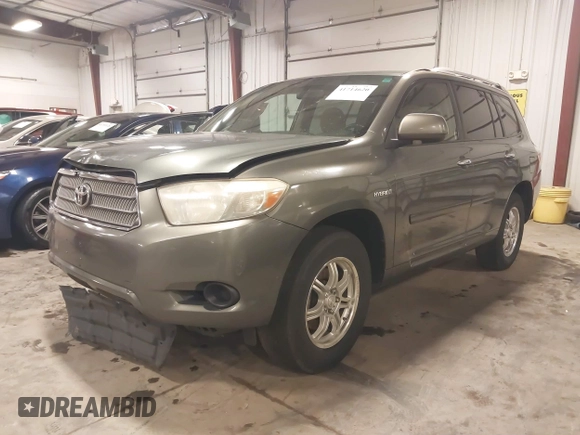 2008 Toyota Highlander Hybrid with VIN JTEEW41A382010228, listed as a IAAI auction lot 41714620 with 152,323 mi miles. Bid and sale history available at carsss.com. Image 19.
