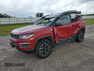 2020 Jeep Compass Trailhawk с VIN 3C4NJDDB7LT214691, выставлен на аукционе Copart как лот 55419415 с пробегом Не указан миль и На запчасти • Non repairable. История ставок и продаж доступна на DreamBid. Изображение 1.