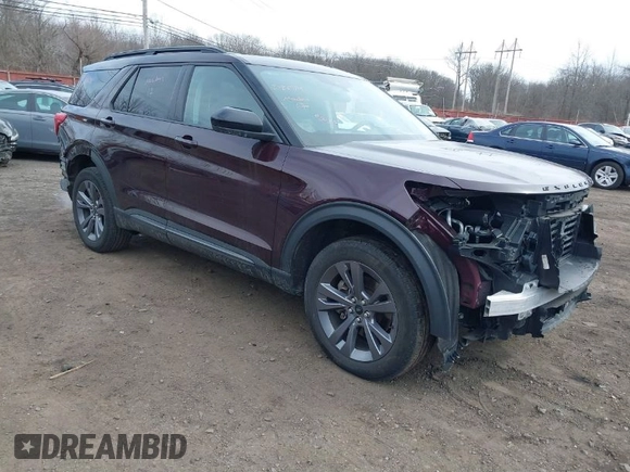 2023 Ford Explorer XLT with VIN 1FMSK8DH7PGB42506, listed as a IAAI auction lot 41610279 with 30,803 mi miles and . Bid and sale history available at carsss.com. Image 1.