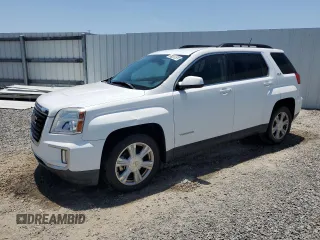 2017 GMC Terrain SLE z VIN 2GKALNEK7H6323052, wystawiony jako Copart lot #57489055 z przebiegiem 119 708 mil mil oraz Czysty tytuł • Clean title. Historia ofert i sprzedaży dostępna na DreamBid. Obrazek 1.