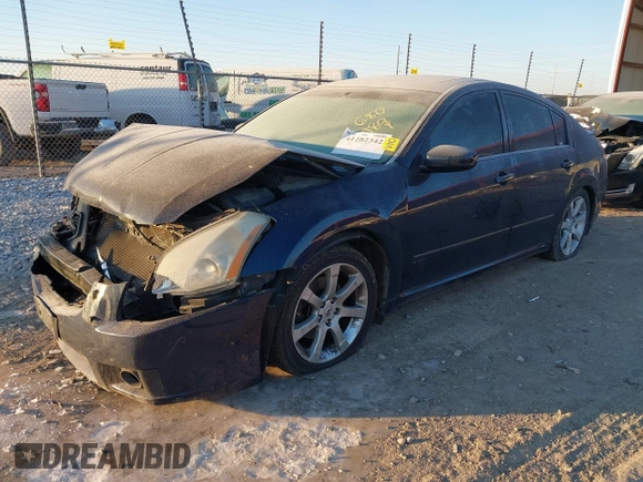 2007 Nissan Maxima 3.5 SL with VIN 1N4BA41E57C864063, listed as a IAAI auction lot 41282342 with Not Provided miles. Bid and sale history available at carsss.com. Image 16.