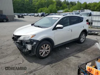 2014 Toyota RAV4 Limited z VIN JTMDFREV9ED076485, wystawiony jako Copart lot #57520455 z przebiegiem 168 232 mil mil oraz Szkoda całkowita • Salvage title. Historia ofert i sprzedaży dostępna na DreamBid. Obrazek 1.
