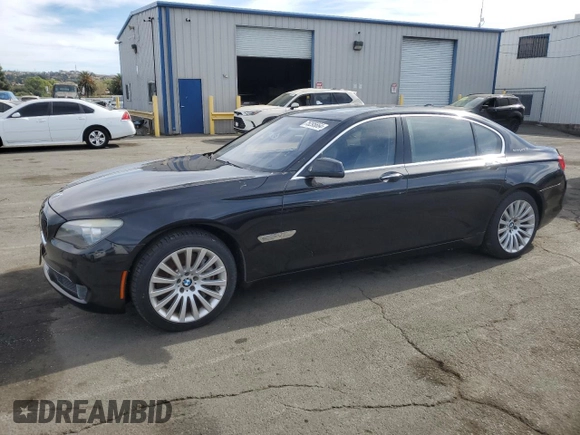 2012 BMW 7 Series with VIN WBAKX8C52CC198431, listed as a Copart auction lot 75295664 with 72,818 mi miles and Clean title. Bid and sale history available at DreamBid. Image 1.