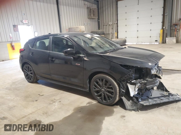 2024 Subaru Impreza RS with VIN JF1GUHHC4R8290117, listed as a Copart auction lot 78434094 with 6,260 mi miles and Salvage Title. Bid and sale history available at carsss.com. Image 4.