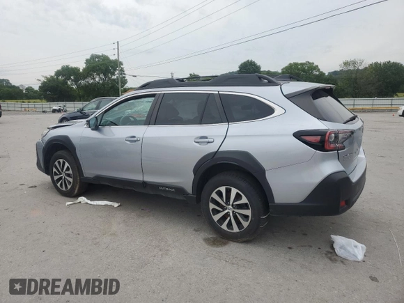 2023 Subaru Outback Premium with VIN 4S4BTADC0P3187531, listed as a Copart auction lot 59931335 with 58,055 mi miles and Clean title. Bid and sale history available at DreamBid. Image 2.