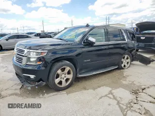 2016 Chevrolet Tahoe LTZ z VIN 1GNSKCKCXGR127962, wystawiony jako Copart lot #54142255 z przebiegiem 111 735 mil mil oraz Szkoda całkowita • Salvage title. Historia ofert i sprzedaży dostępna na DreamBid. Obrazek 1.