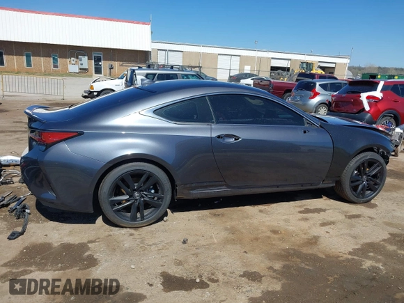 2024 Lexus RC with VIN JTHDA5BC4R5012766, listed as a IAAI auction lot 41827949 with 959 mi miles. Bid and sale history available at carsss.com. Image 14.