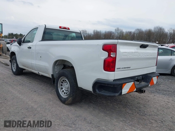 2021 Chevrolet Silverado 1500 Work Truck with VIN 3GCNWAEH5MG369642, listed as a IAAI auction lot 42029233 with 93,036 mi miles. Bid and sale history available at carsss.com. Image 3.