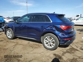 2022 Audi Q3 S line Premium with VIN WA1DECF38N1021731, listed as a Copart auction lot 47646805 with 38,057 mi miles and Salvage Title. Bid and sale history available at carsss.com. Image 2.
