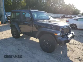 2022 Jeep Wrangler Sport with VIN 1C4HJXAG3NW234819, listed as a Copart auction lot 73094974 with 40,482 mi miles and Non Repairable. Bid and sale history available at DreamBid. Image 4.