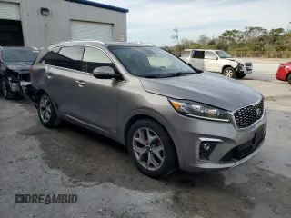 2019 Kia Sorento SX V6 with VIN 5XYPKDA59KG505820, listed as a Copart auction lot 42250135 with 59,097 mi miles and Salvage Title. Bid and sale history available at carsss.com. Image 4.