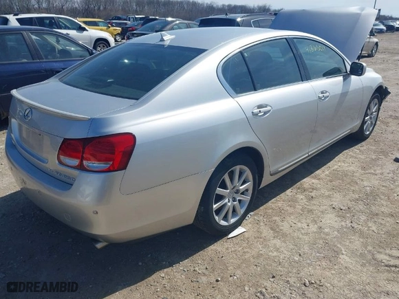 2007 Lexus GS 350 with VIN JTHCE96S370006511, listed as a IAAI auction lot 41866011 with 166,177 mi miles. Bid and sale history available at carsss.com. Image 4.
