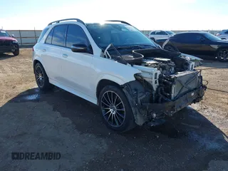 2020 Mercedes-Benz GLE 450 with VIN 4JGFB5KB8LA016442, listed as a IAAI auction lot 41489255 with 58,979 mi miles and . Bid and sale history available at DreamBid. Image 1.