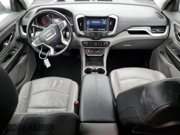 2020 GMC Terrain SLT with VIN 3GKALVEV7LL249355, listed as a Copart auction lot 85064154 with 84,369 mi miles and Salvage Title. Bid and sale history available at DreamBid. Image 8.