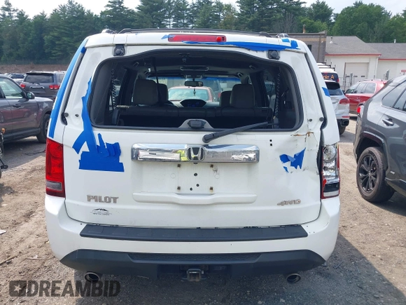 2013 Honda Pilot EX-L with VIN 5FNYF4H63DB077552, listed as a IAAI auction lot 42483801 with 218,823 mi miles and . Bid and sale history available at DreamBid. Image 16.